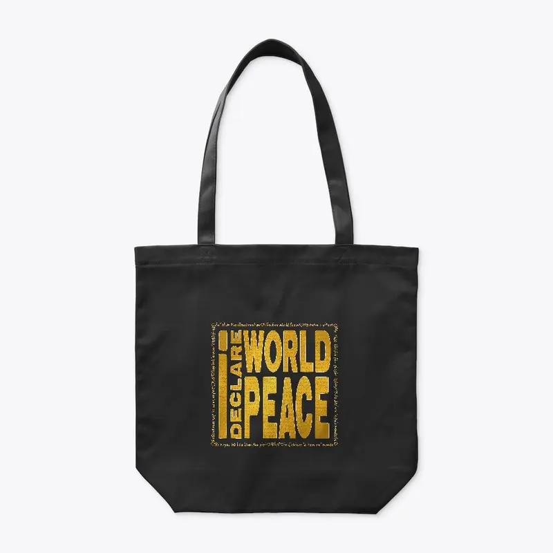 #IDWP Golden Yellow Peace Logo 