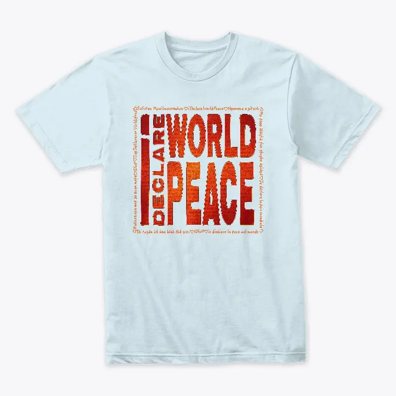 #IDWP Fire Red World Peace Logo