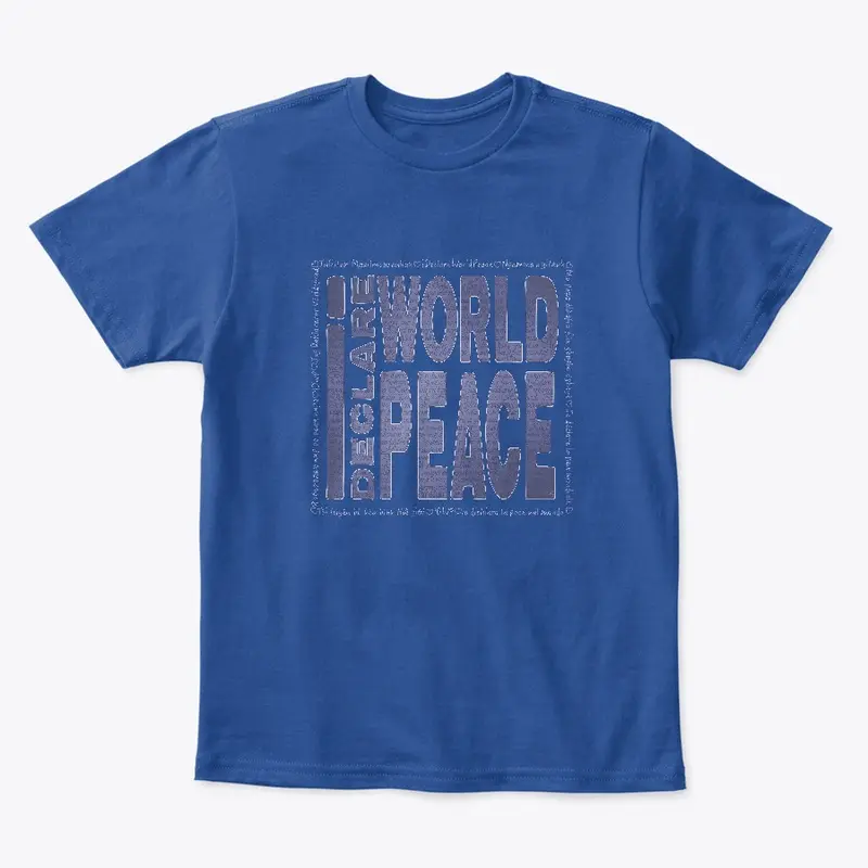 #IDWP Blu iDeclareWorldPeace Logo