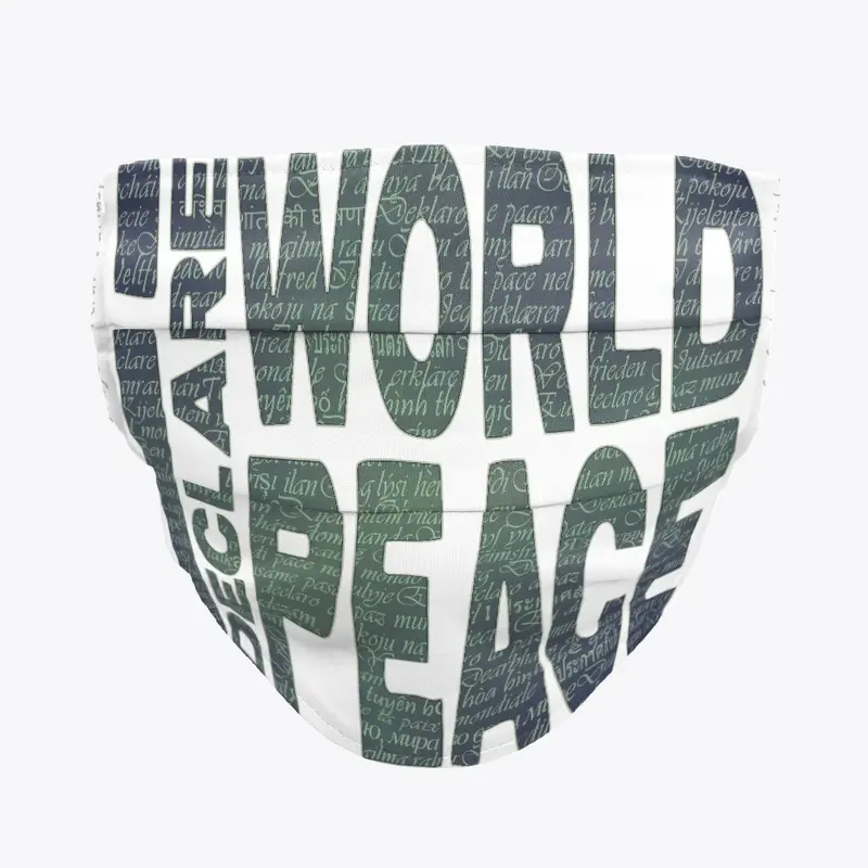 #IDWP  Dark Green World Peace Logo