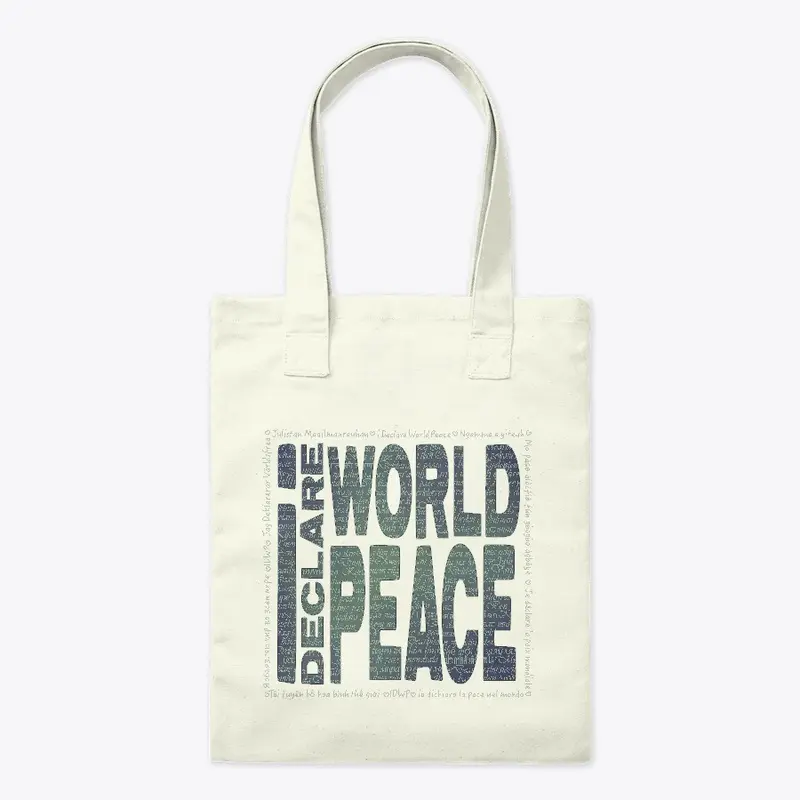 #IDWP  Dark Green World Peace Logo