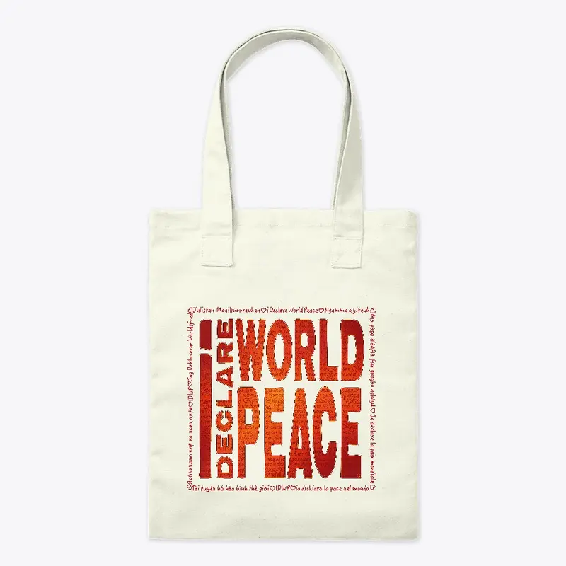 #IDWP Fire Red World Peace Logo