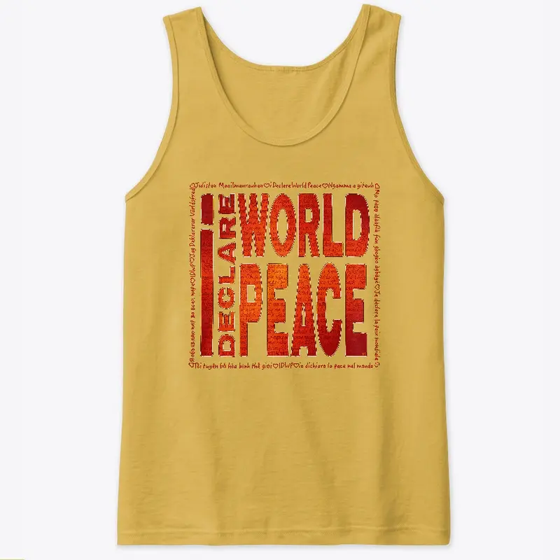 #IDWP Fire Red World Peace Logo