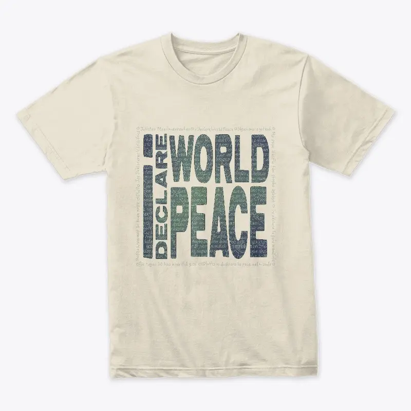 #IDWP  Dark Green World Peace Logo