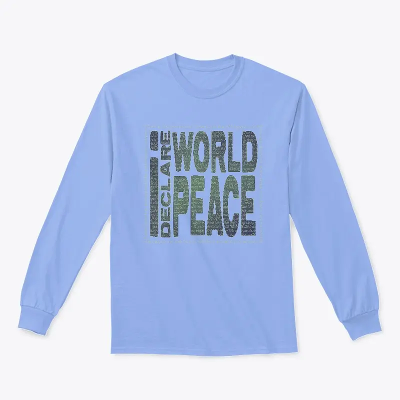 #IDWP  Dark Green World Peace Logo