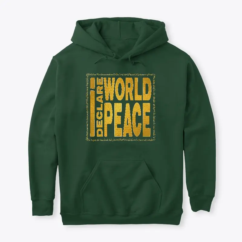 #IDWP Golden Yellow Peace Logo 