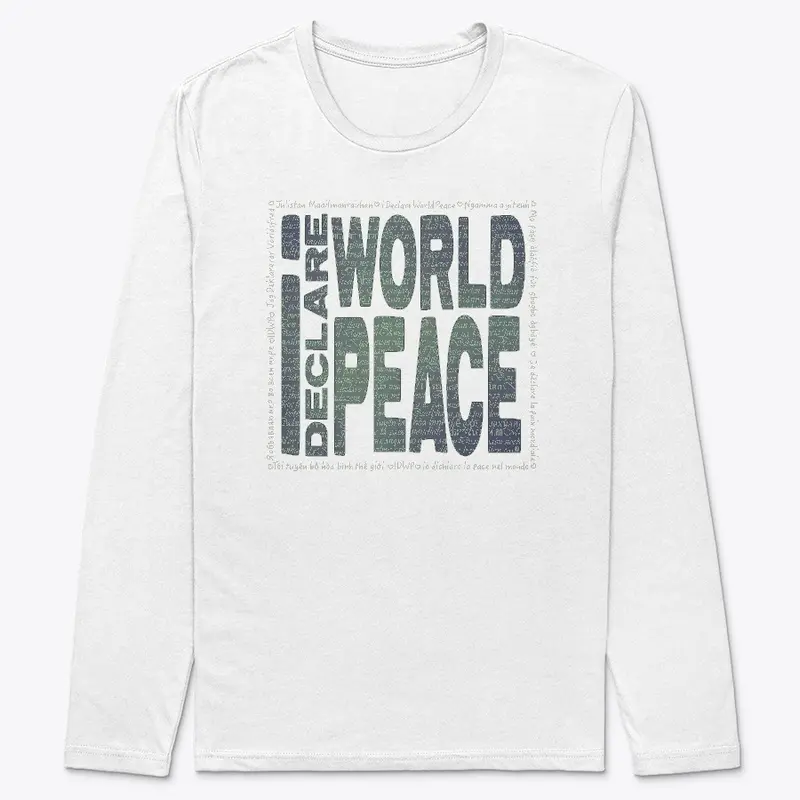 #IDWP  Dark Green World Peace Logo