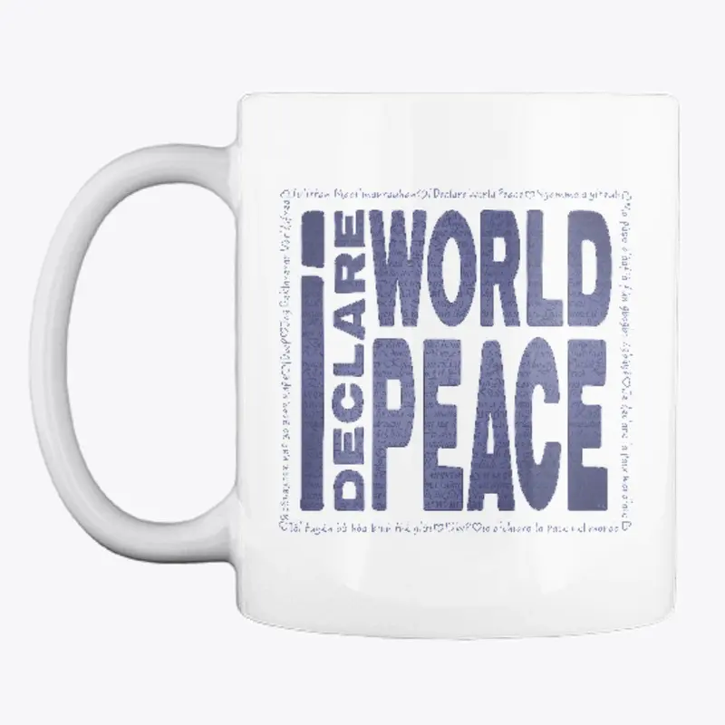 #IDWP Blu iDeclareWorldPeace Logo